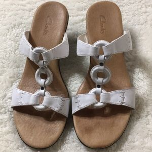 Clark Cute White Sandals